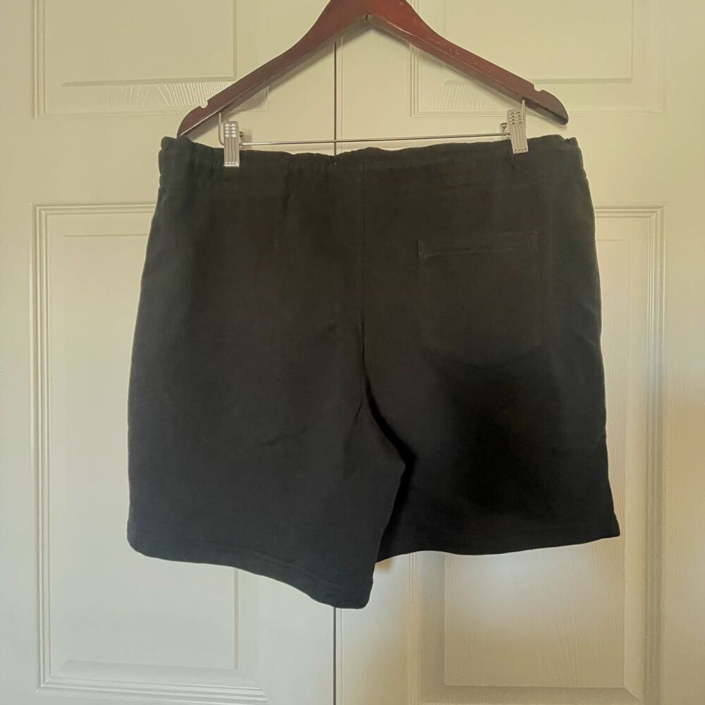 Goodfellow & Co Mens Size L Black Fleece Sweat Shorts Drawstring Athletic Casual - Picture 3 of 11